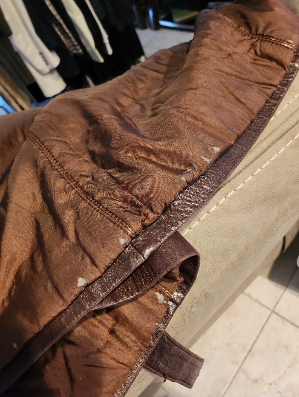 Mc Douglas Paris leather coat size 40 - Picture 7 of 7